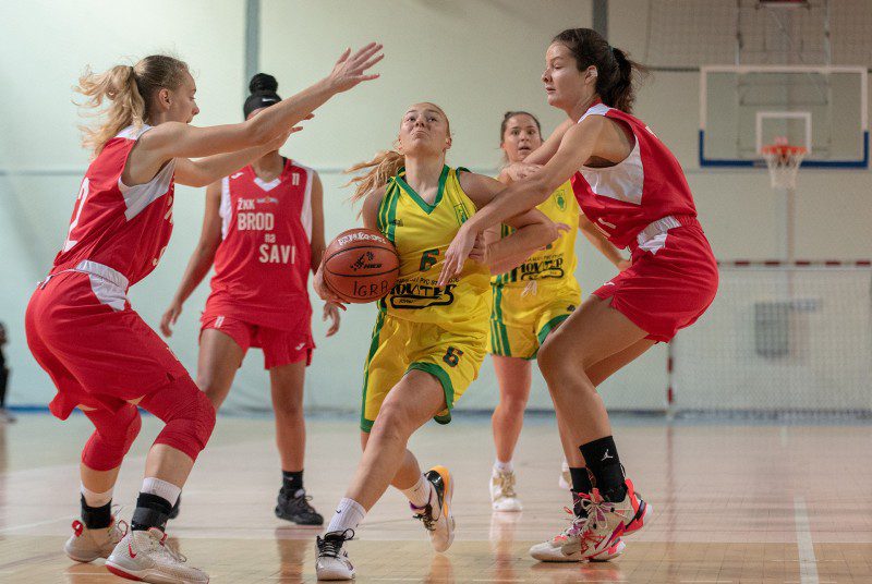 Premijer ženska liga (5. kolo): U pobjedi nad Brodom na Savi Pula postigla 110 poena uz 70 skokova