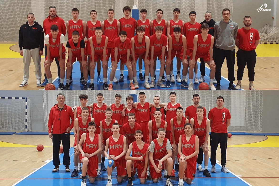 U14 i U16 muške reprezentacije na pripremama u Poreču