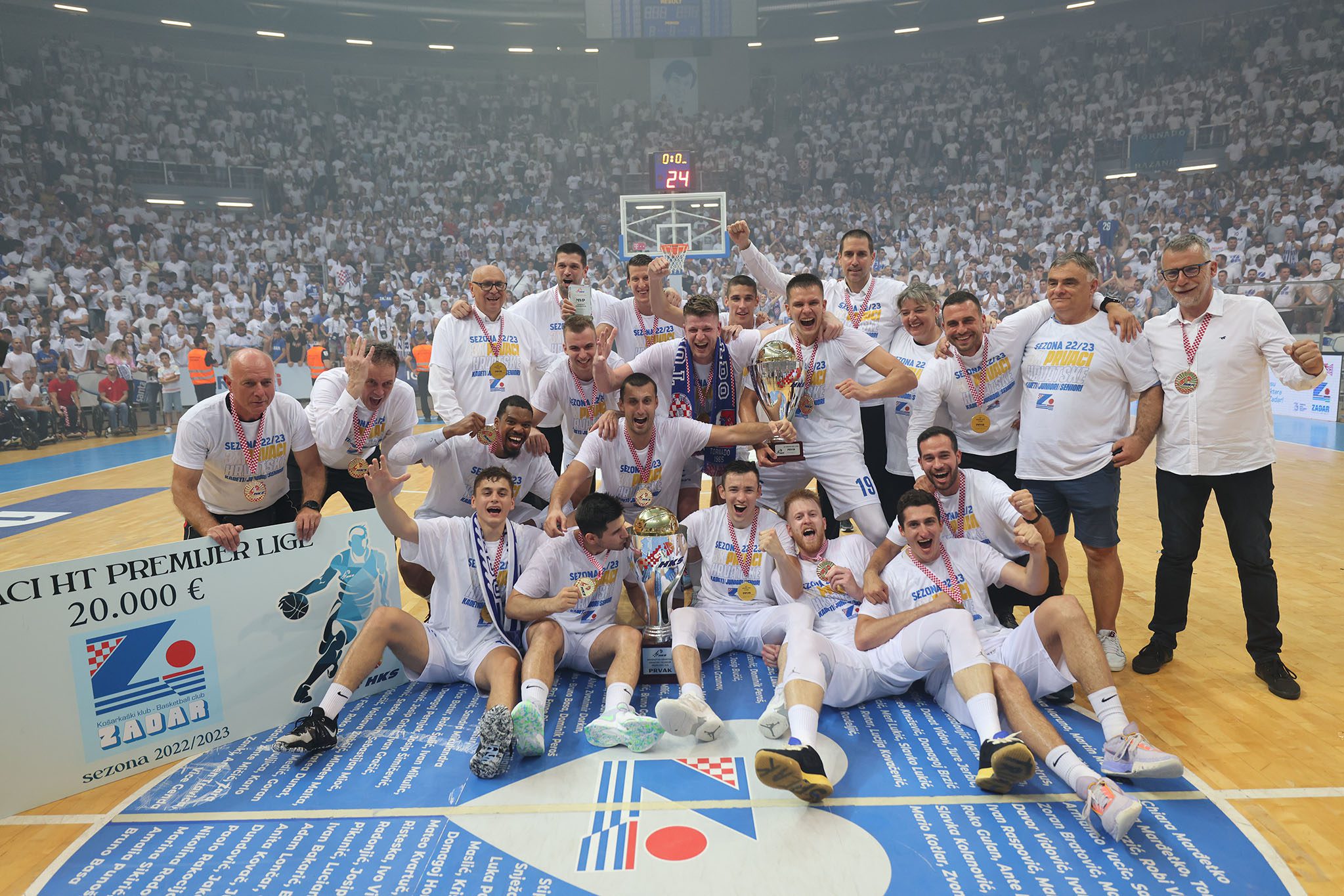 Zadar u fantastičnoj atmosferi Višnjika osvojio četvrti naslov prvaka