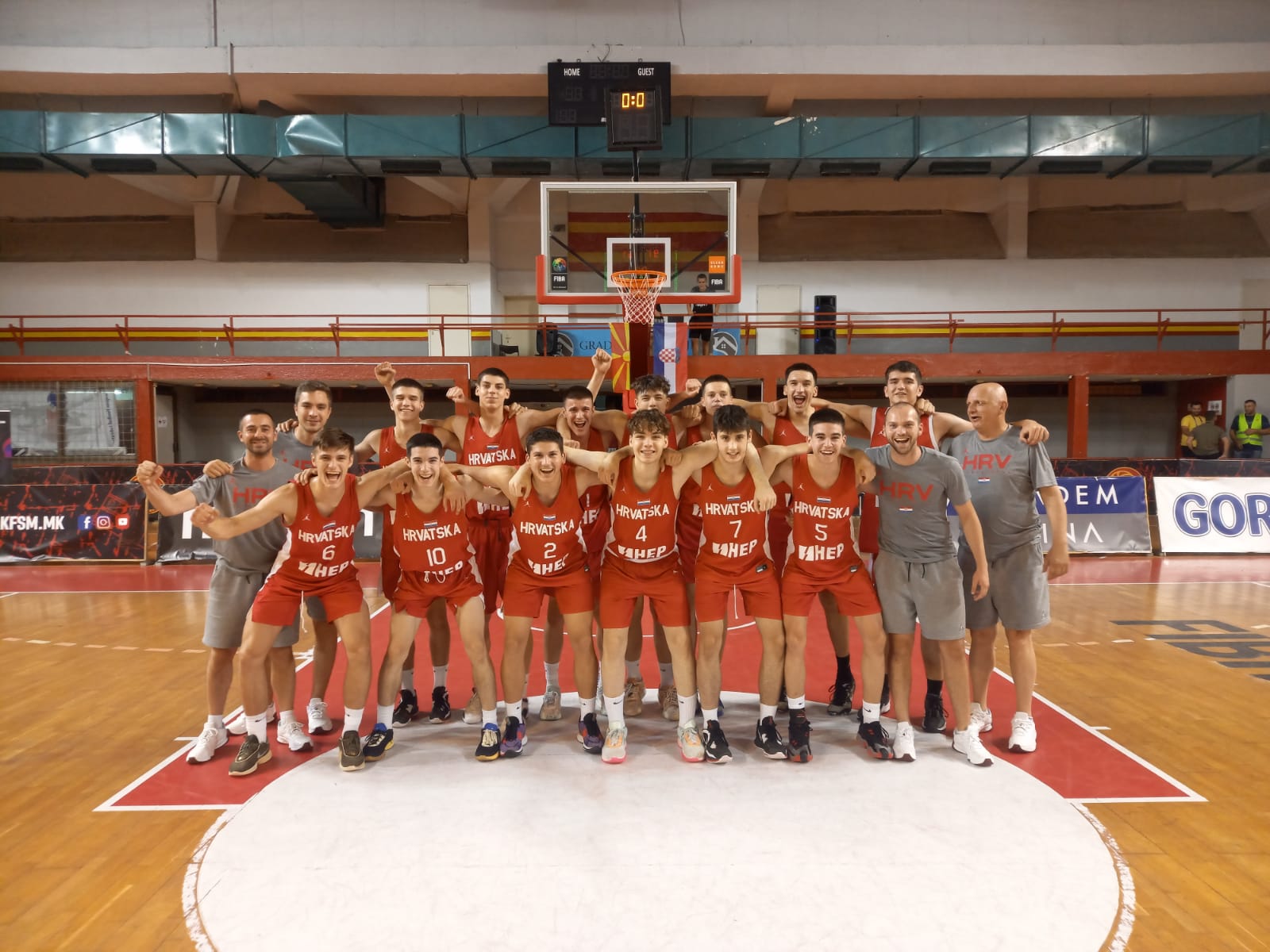 U16 (m) reprezentacija ponovno bolja od Sjeverne Makedonije